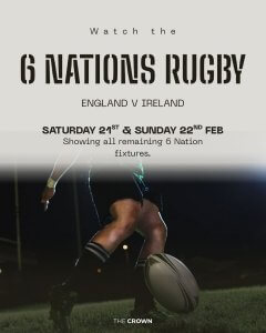 Rugby Six Nations at The Crown