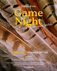 Game Night at The Crown Stowupland