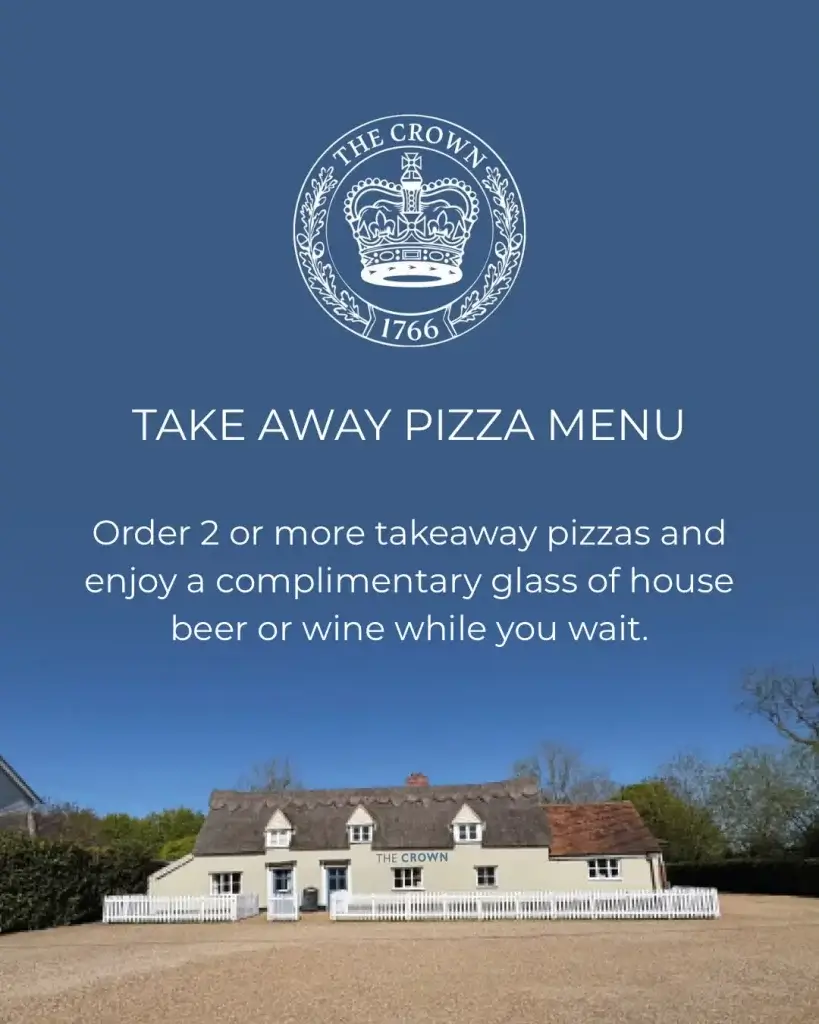 The Crown Stowupland Takeaway Pizza offer