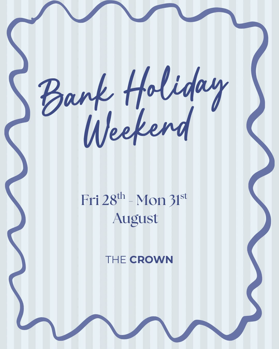 Bank Holiday at The Crown Stowupland